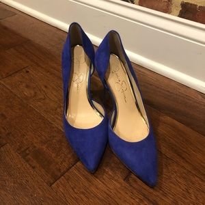 Jessica Simpson periwinkle blue heels in size 6.5M
